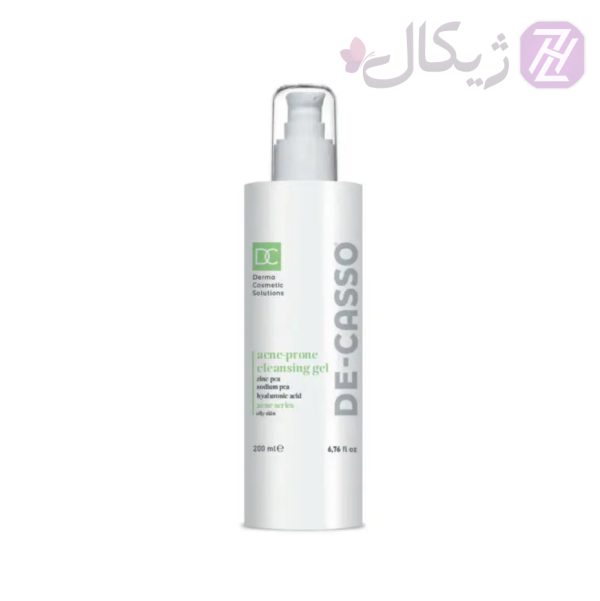 ژل پاک کننده پوست چرب و مستعد آکنه دکاسو 200 میلی لیتر
