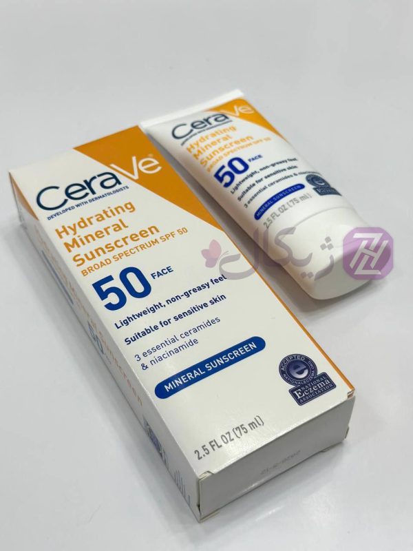 ضدآفتاب بدون رنگ فلوئد سراوی CeraVe با SPF50 مدل mineral
