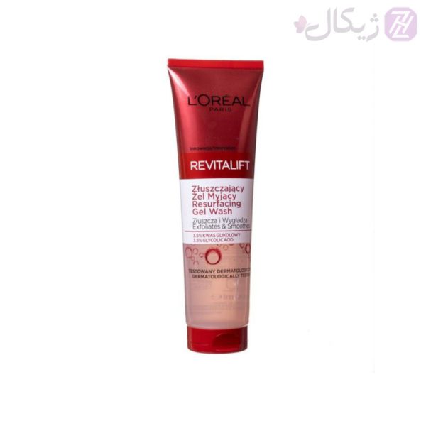 ژل شستشو گلیکولیک اسید لورآل LOREAL REVITALIFT حجم 150 میلی لیتر