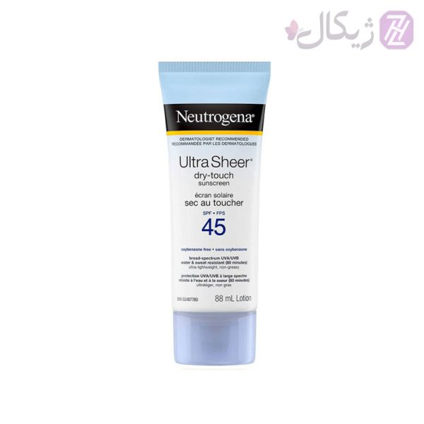 کرم ضد آفتاب نوتروژینا Ultra Sheer SPF 45 حجم 88 میل