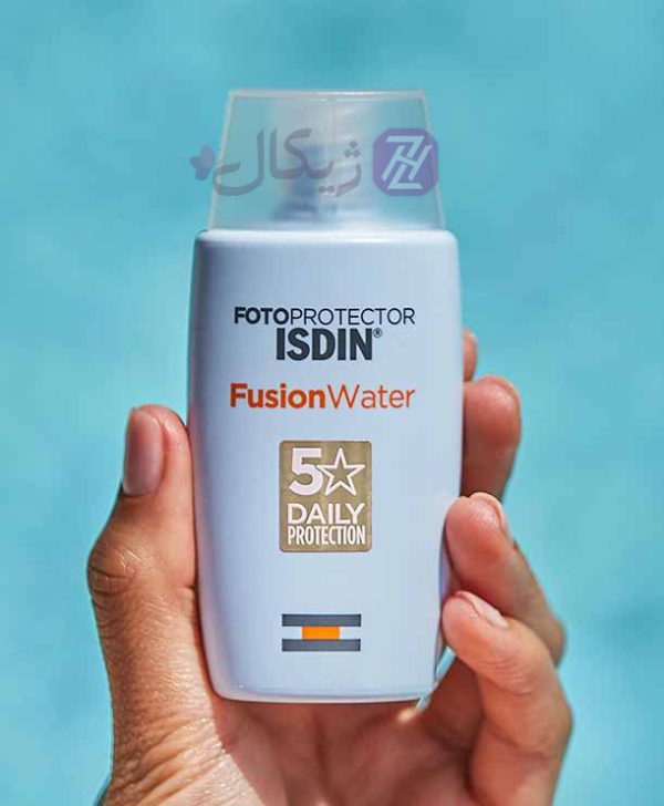 ضد آفتاب ایزدین فیوژن واتر SPF50 مدل Fusion Water ISDIN حجم 50 میلی لیتر