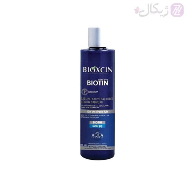 شامپو روزانه ضد ریزش مو بیوکسین حاوی بیوتین Bioxcin Aqua Thermal حجم 300 میلی لیتر