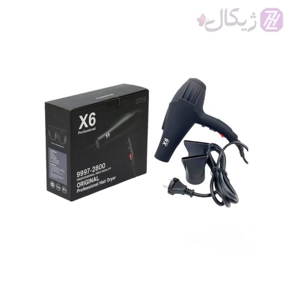 سشوار موتور سنگین X6 اصل حرفه ای مدل9997