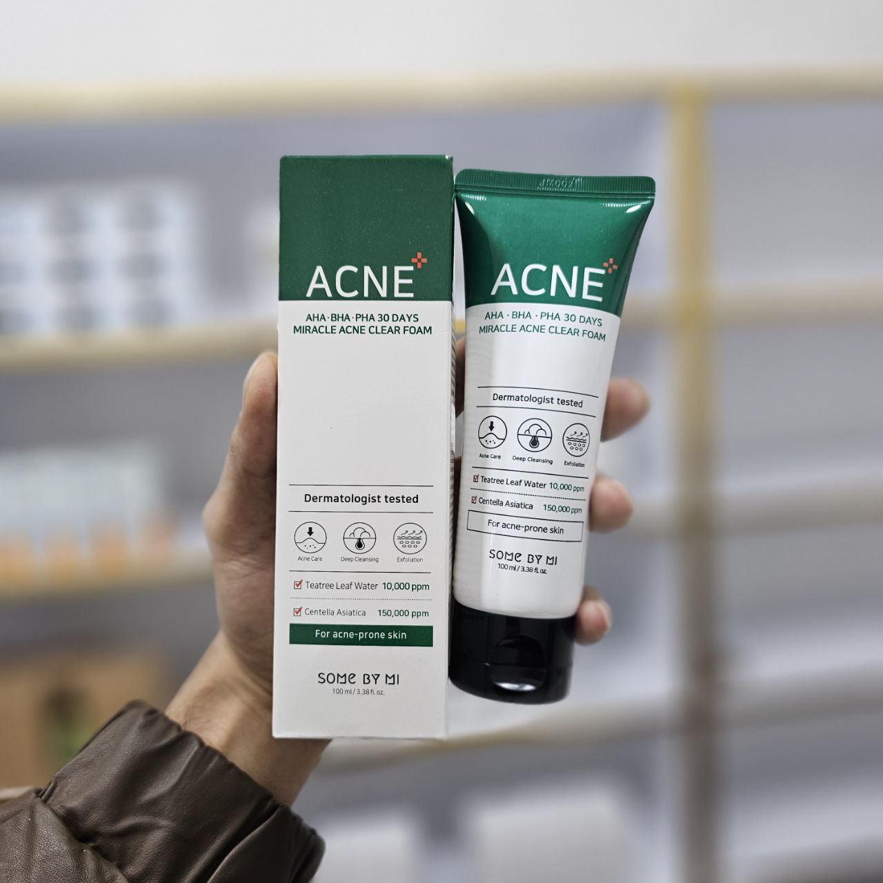 فوم شستشو آکنه و ضد جوش سام بای می SOME BY MI ACNE حجم ۱۰۰ میلی لیتر