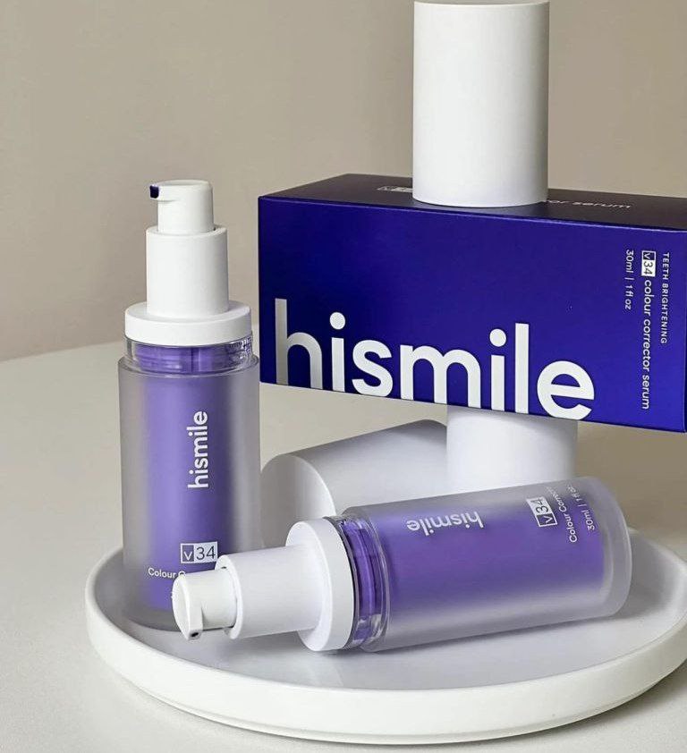 خمیر دندان سفید کننده و جرم گیر فوری های اسمایل مدل hismile v34 حجم 30 میلی لیتر